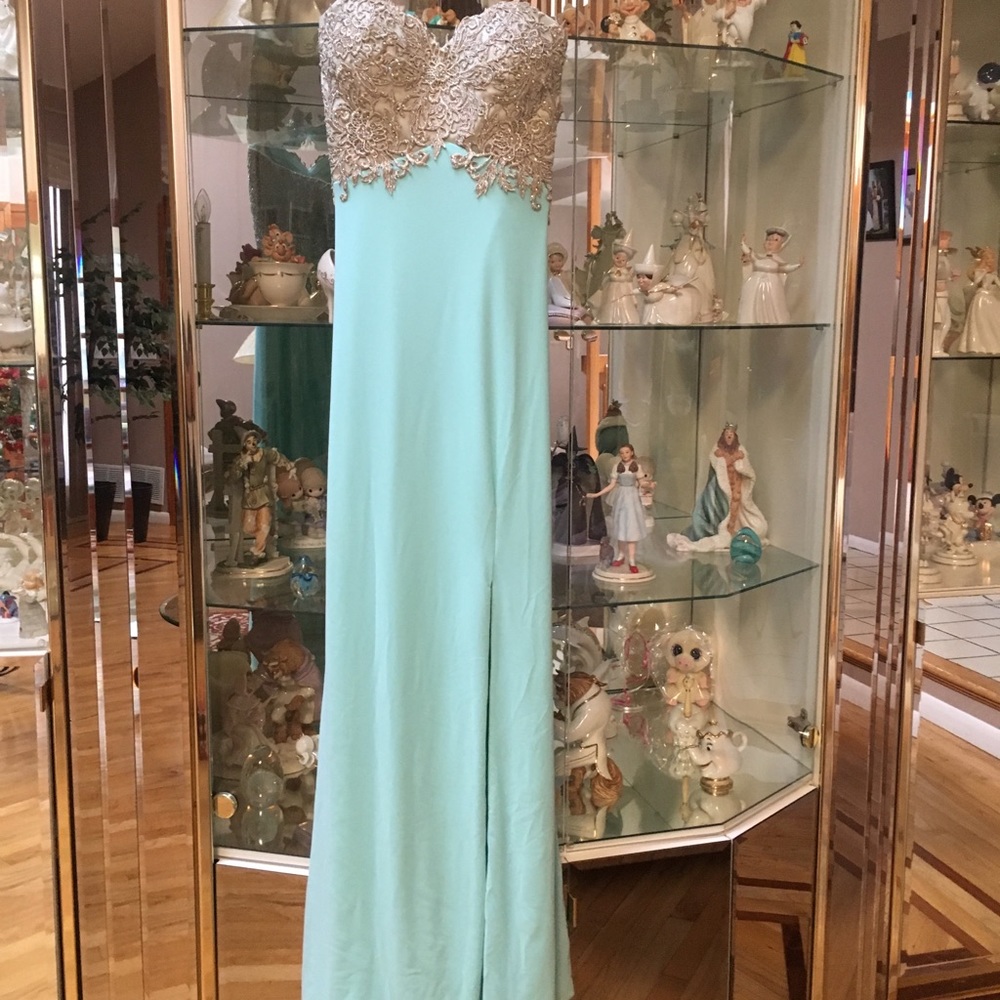 Teal Dress